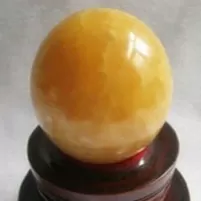 Yellow Quartz Ball